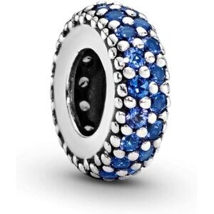 Pandora Jewelry Pandora Blue Sparkle CZ Spacer Charm 🌸🦋🌸